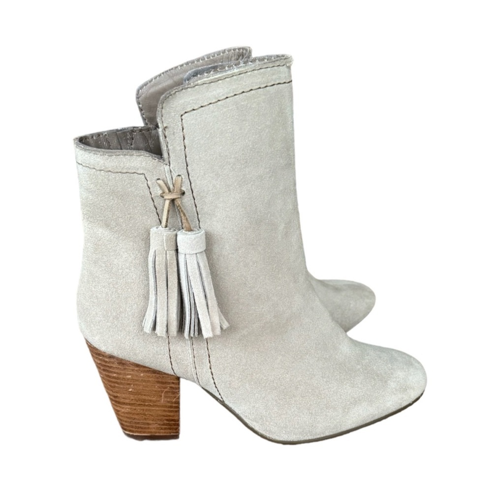 Hush Puppies Daisee Billie Women's Suede Heel Ankle Wide Boots Size 7